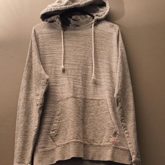 Jack & Jones Originals - Gray On Gray 2 Tone Hoodie Sweater - Picture 2 of 6